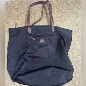 Bric's Milano black Tote purse. Very large approx 20 inches by 14 inches wide